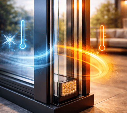 Sistem de închidere ghilotină pentru uși industriale, sigur și durabil.