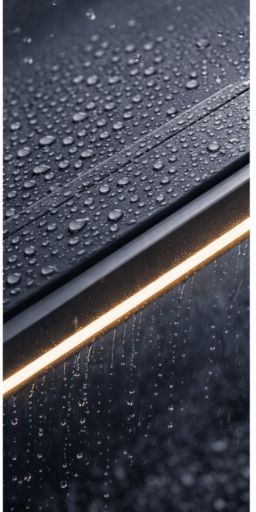 Pergolă retractabilă din PVC pentru protecție împotriva intemperiilor și umbrire elegantă.