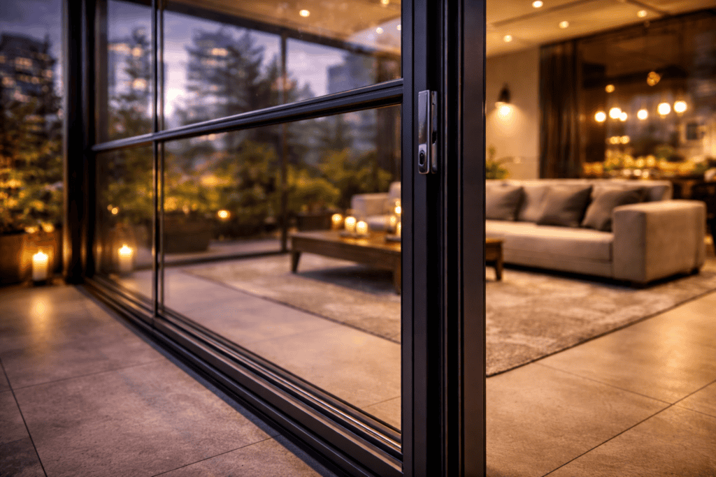 Sistem de umbrire pentru ferestre mari, ideal pentru protecție solară și intimitate. Soluții eficien.