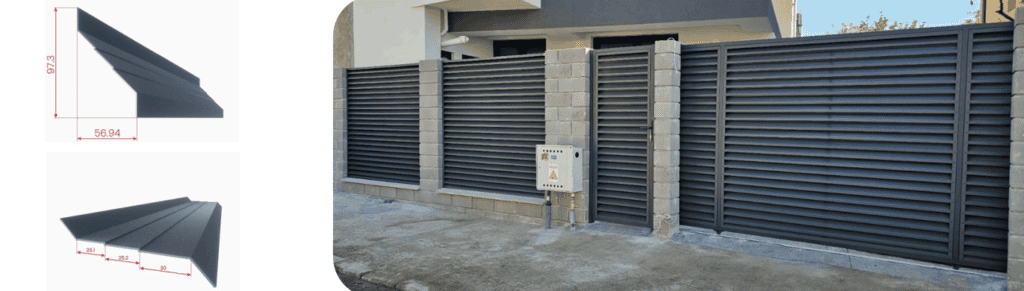 Porți și garduri din aluminiu pentru siguranță și eleganță.